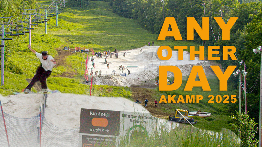 Summer Snowboarding in Canada: Eli Bouchard, Micah Coville and Ryan Sihler do Akamp 2025