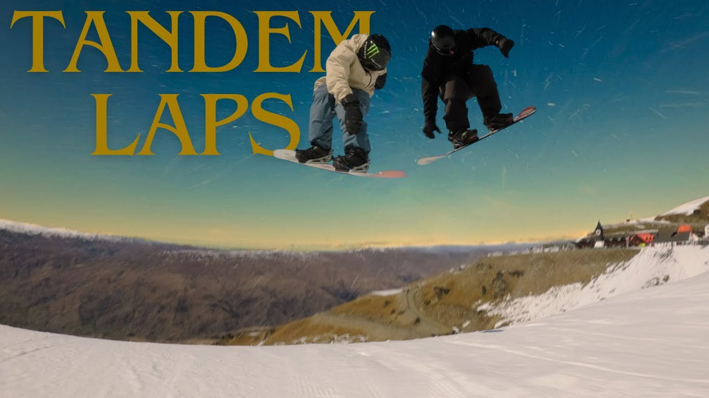 Tandem Laps in Cardrona with Darcy Sharpe and friends