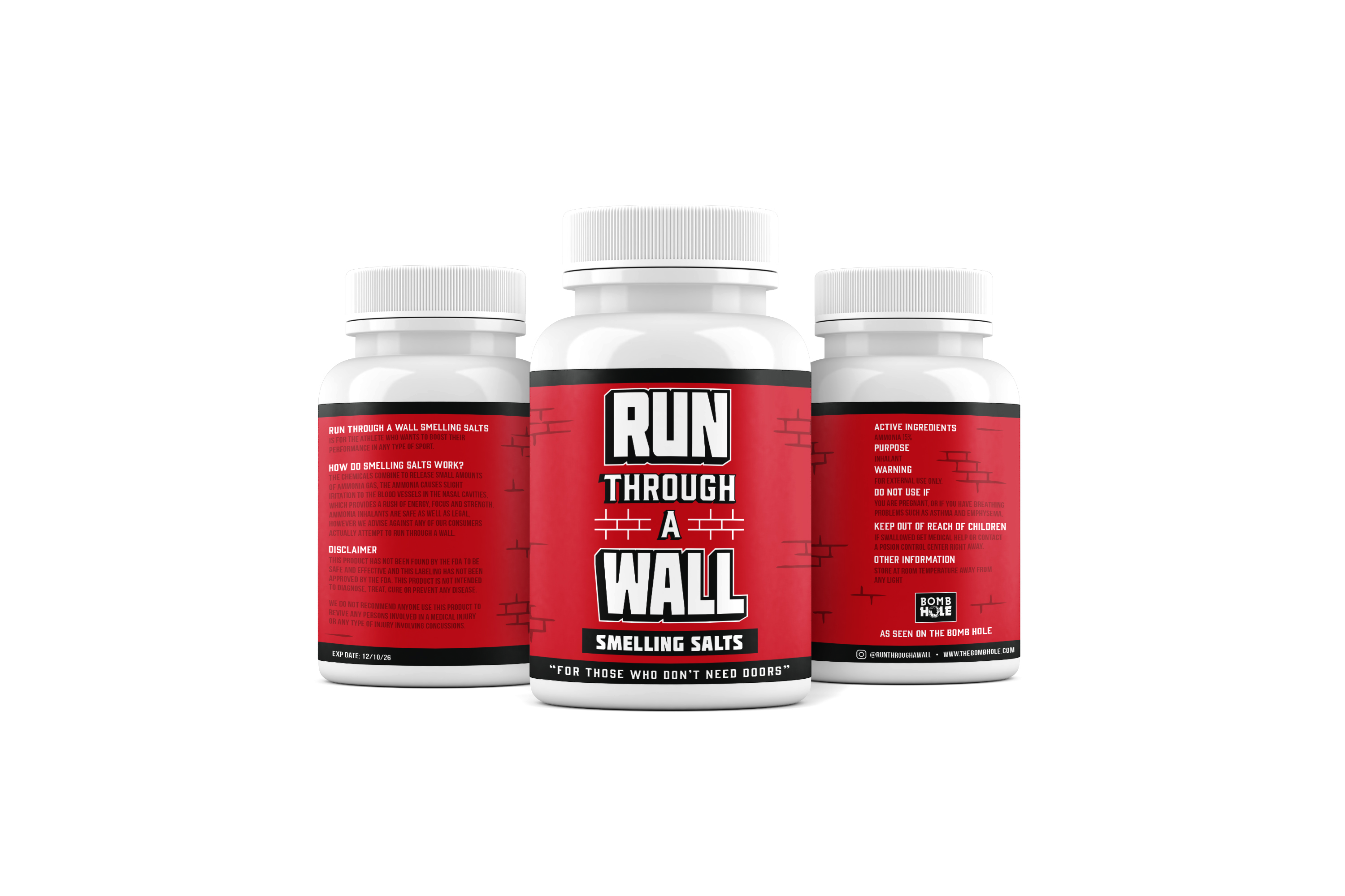 Run Through A Wall Smelling Salts – The Bomb Hole